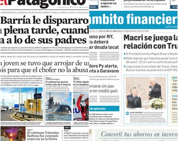 Tapas de diarios del lunes 12 de marzo de 2018