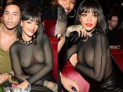 Rihanna mostró demasiado glamour en un boliche de Francia
