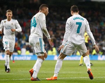 Gol de Cristiano Ronaldo para Real Madrid - Crédito:&nbsp;@realmadrid