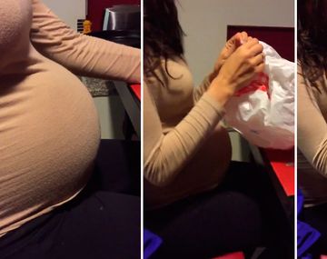 Un ex tenista argentino mostró el momento en que su mujer rompió bolsa