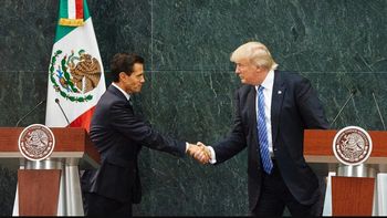 Enrique Peña Nieto y Donald Trump en una reunión mantenida en México Enrique Peña Nieto y Donald Trump en una reunión mantenida en México