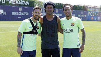 El encuentro de los tres cracks mundiales El encuentro de los tres cracks mundiales