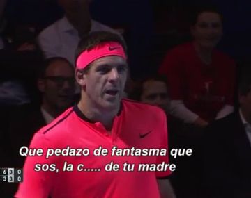Del Potro se enojó con Robin Haase por agrandar una lesión
