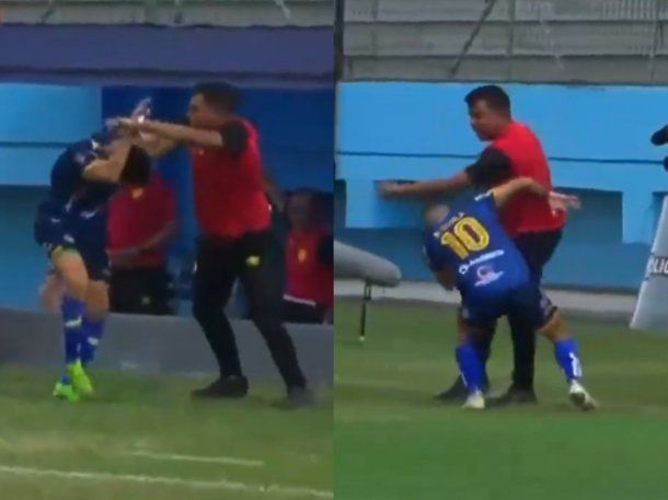 Escándalo en Ecuador: el DT de Aucas golpeó a dos jugadores argentinos
