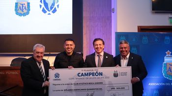 Jorge Amor Ameal y Juan Román Riquelme estuvieron presentes en el evento. Jorge Amor Ameal y Juan Román Riquelme estuvieron presentes en el evento.