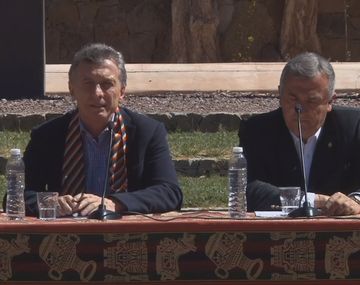 Mauricio Macri con Gerardo Morales