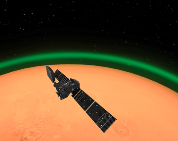 La NASA mostró que el cielo de Marte se tiñó de verde y explicó porqué