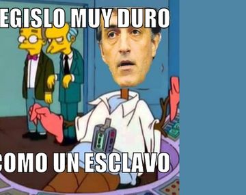 Estallaron los memes por el fondo de Zoom de Esteban Bullrich