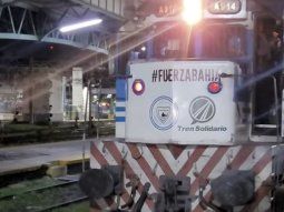 asi llego el tren solidario a bahia blanca con toneladas de donaciones