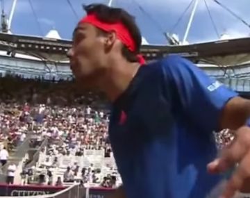 Sacado: Fognini le gritó a Rafa Nadal que no le rompa los huevos