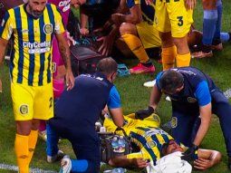 Impactante golpe: Pellegrino se fue en ambulancia tras chocar con Mallo