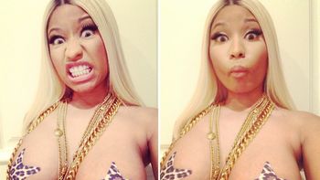 el atrevido modelo de nicki minaj para su nueva coleccion el atrevido modelo de nicki minaj para su nueva coleccion