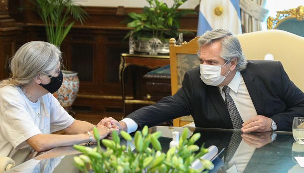 Habló la la madre de Úrsula Bahillo tras su reunión en Casa Rosada: Alberto Fernández se quebró