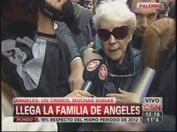 La familia de Ángeles Rawson declara en la fiscalía