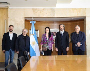 Cafiero se reunió con Pérez Esquivel para que Argentina sea sede de la Cumbre Mundial de los premios Nobel