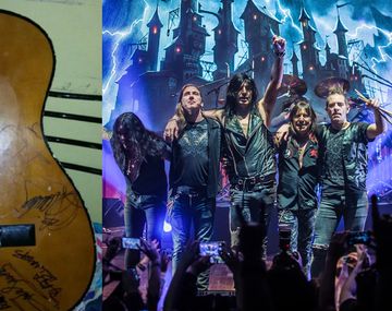 Agustín tendrá una nueva guitarra autografiada por Rata Blanca