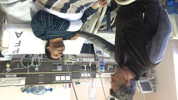 macri visito al jefe de antisecuestros baleado por secuestradores macri visito al jefe de antisecuestros baleado por secuestradores