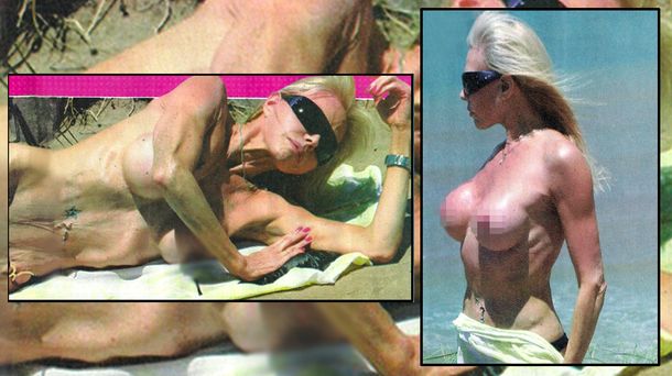 Filtran fotos de la ex vedette Adriana Aguirre casi desnuda
