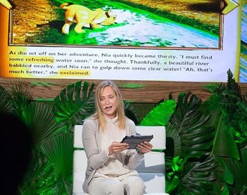 Lanzan en Argentina un videojuego educativo amadrinado por Uma Thurman