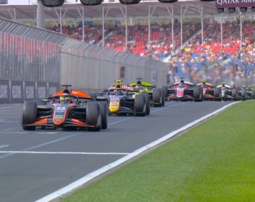 Gran debut de Varrone en F2: lideró tras largar 19°