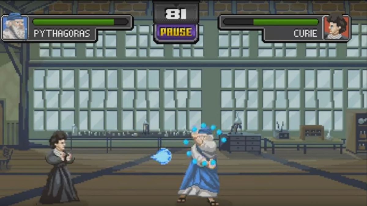 Science Kombat, el juego donde Einstein, Darwin y Hawking pelean a muerte