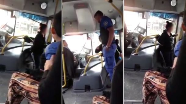 La mujer fue llevada a la comisaría