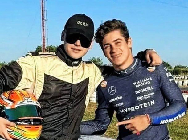 Bizarrap y Colpinto se juntaron en una carrera de karting.
