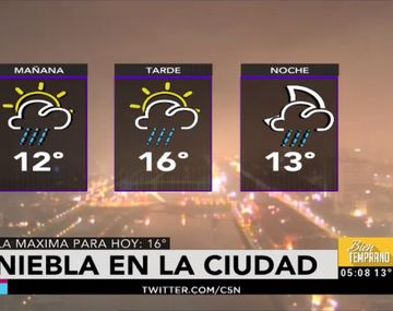 ¡A manejar con cuidado que no se ve nada! Alerta por niebla en Capital Federal