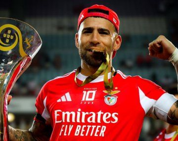 Otamendi sumó un nuevo título con Benfica: ya es top 5 entre los argentinos más ganadores