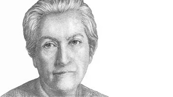 La poeta chilena Gabriela Mistral recibe el premio Nobel de Literatura en 1945. La poeta chilena Gabriela Mistral recibe el premio Nobel de Literatura en 1945.