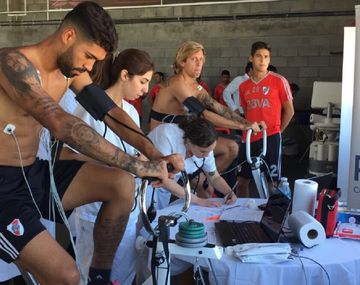 El defensor Barboza, uno de los que se sometió a las pruebas médicas (foto: Prensa River)