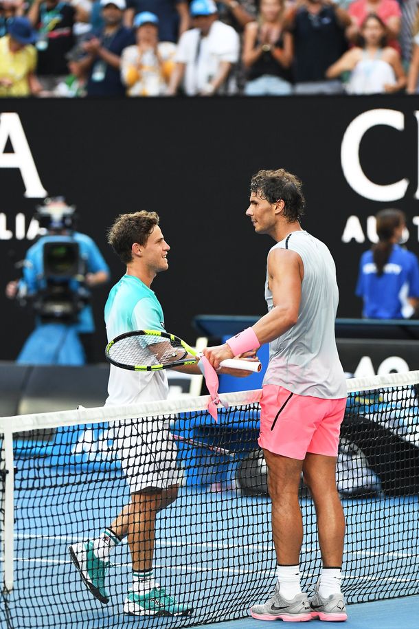 Abierto de Australia: Diego Schwartzman cayó ante Rafael Nadal