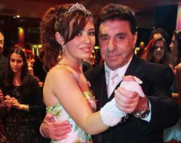 Nazarena junto a Jacobo Winograd