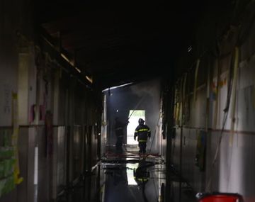 El incendio se registró en la mañana del domingo, alrededor de las 9