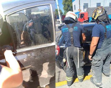 Otra vez: dejaron a un perro encerrado dentro de un auto en Pompeya