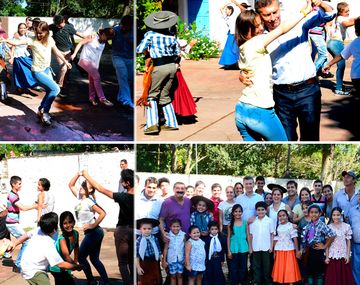 Macri bailó un chamamé en Corrientes