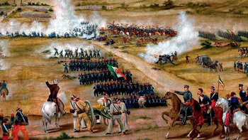 Batalla de Puebla en 1862 donde Ignacio Zaragoza derrota al Ejército Francés. Batalla de Puebla en 1862 donde Ignacio Zaragoza derrota al Ejército Francés.