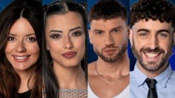 Semifinalistas de Gran Hermano 2025: Eugenia Ruiz, Luz Tito, Tato Algorta y Ulises Apóstolo.