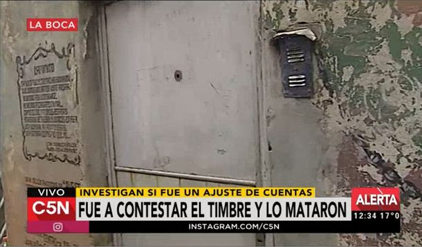 Le tocaron el timbre y lo mataron al lado del cuartel de bomberos de La Boca