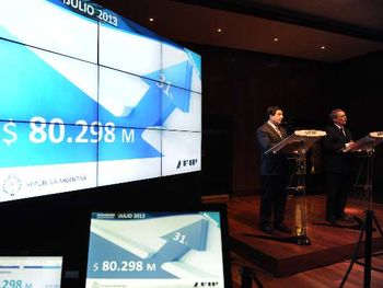 La recaudación de agosto sería de 80 mil millones de pesos