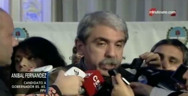 Aníbal Fernández explicó que es imposible frenar el escrutinio en Tucumán