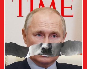 La verdad sobre la tapa de Time que muestra a Putin como Hitler