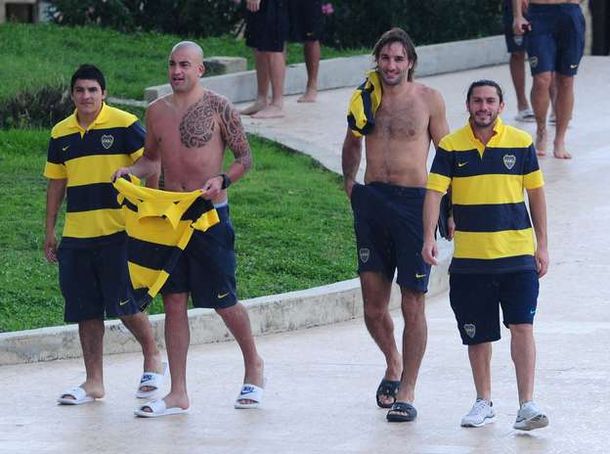 Los jugadores xeneizes en Venezuela