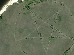 Se develó el misterio del pentagrama gigante de Google Maps