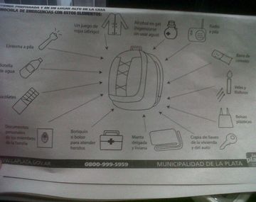 El intendente platense lanzó una mochila anti inundación