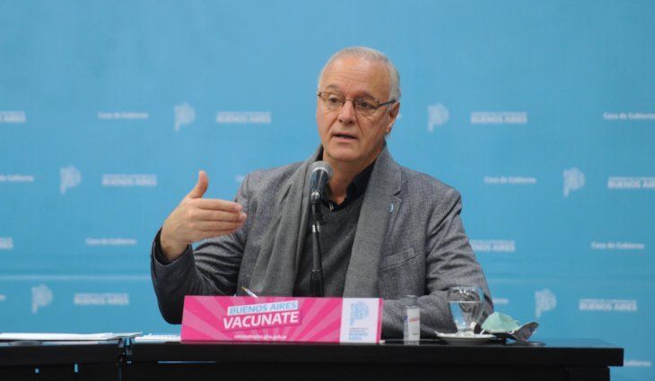 El ministro de Salud de la provincia de Buenos Aires, Daniel Gollan