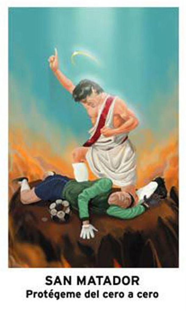 La fe de los hinchas de River en Ramón, le hicieron una estampita