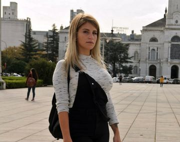 Sonia, de 26 años, está por recibirse de la facultad