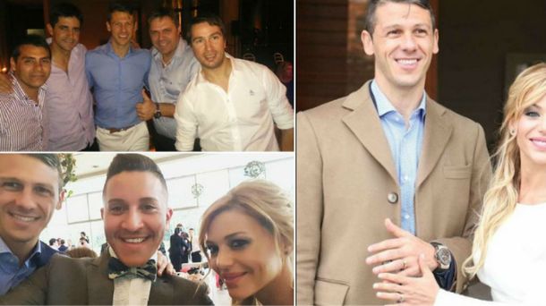 El casamiento íntimo de Evangelina Anderson y Martín Demichelis