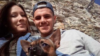 Rubio e Icardi en marzo de este año Rubio e Icardi en marzo de este año